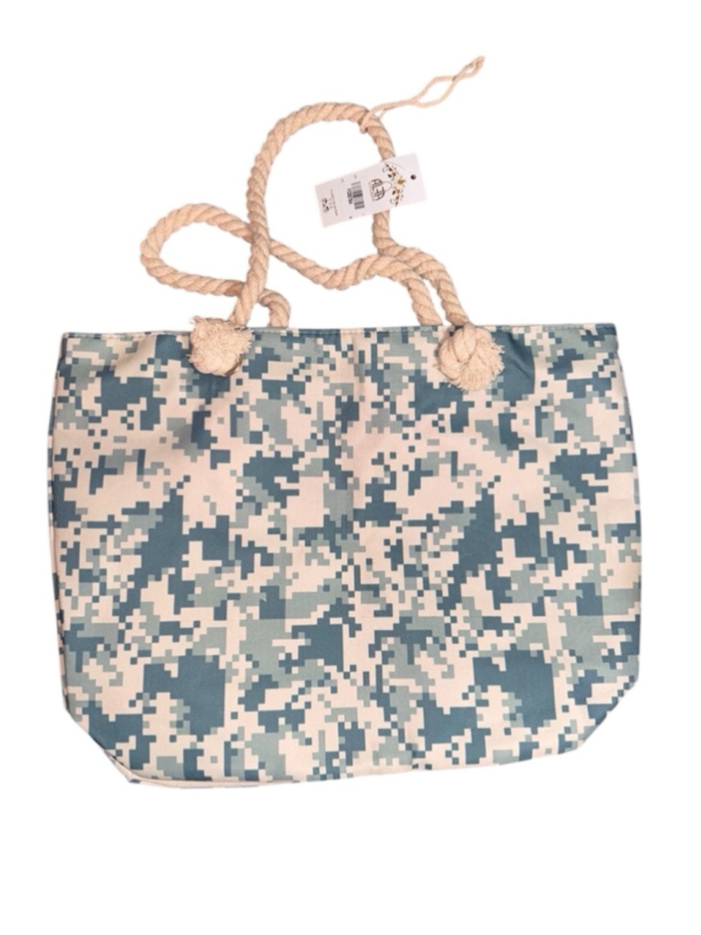 Alea Women's Tote Bag, One size, Blue green digital camo - Picture 5 of 9